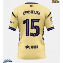 Barcelona Andreas Christensen #15 Bortedrakt 2025-26 Kortermet